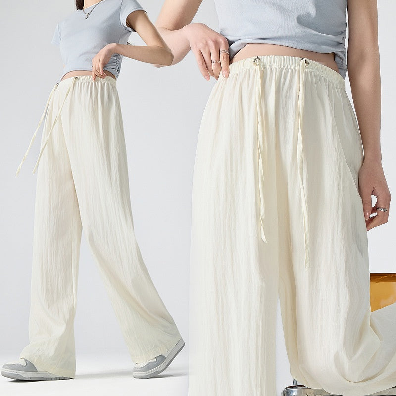 Laid-back Style Spring Pants